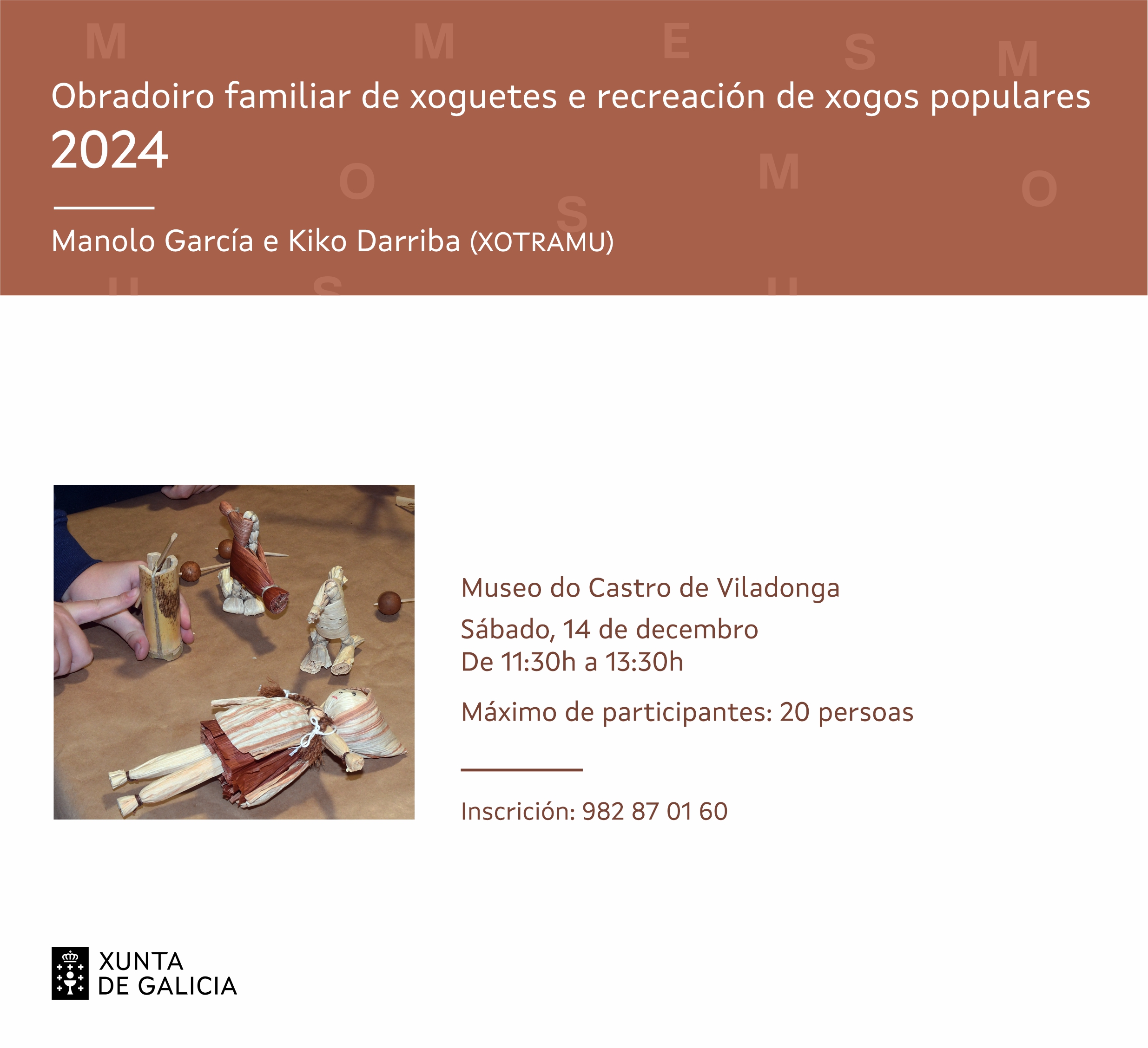 Obradoiro familiar de xoguetes e recreación de xogos populares