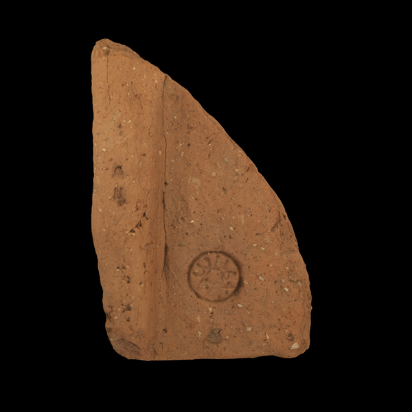 Fragment from a tégula or flat roof tile