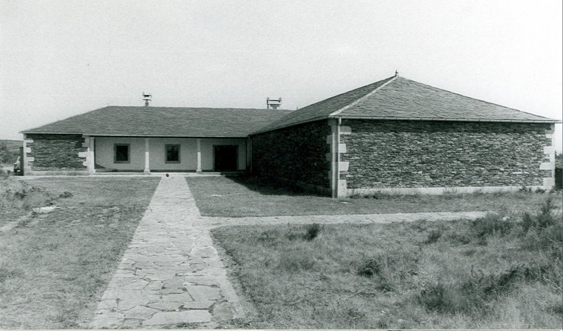 El edificio del museo en los años 70